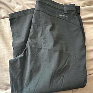 Eddie Bauer Black Cropped Pants 12